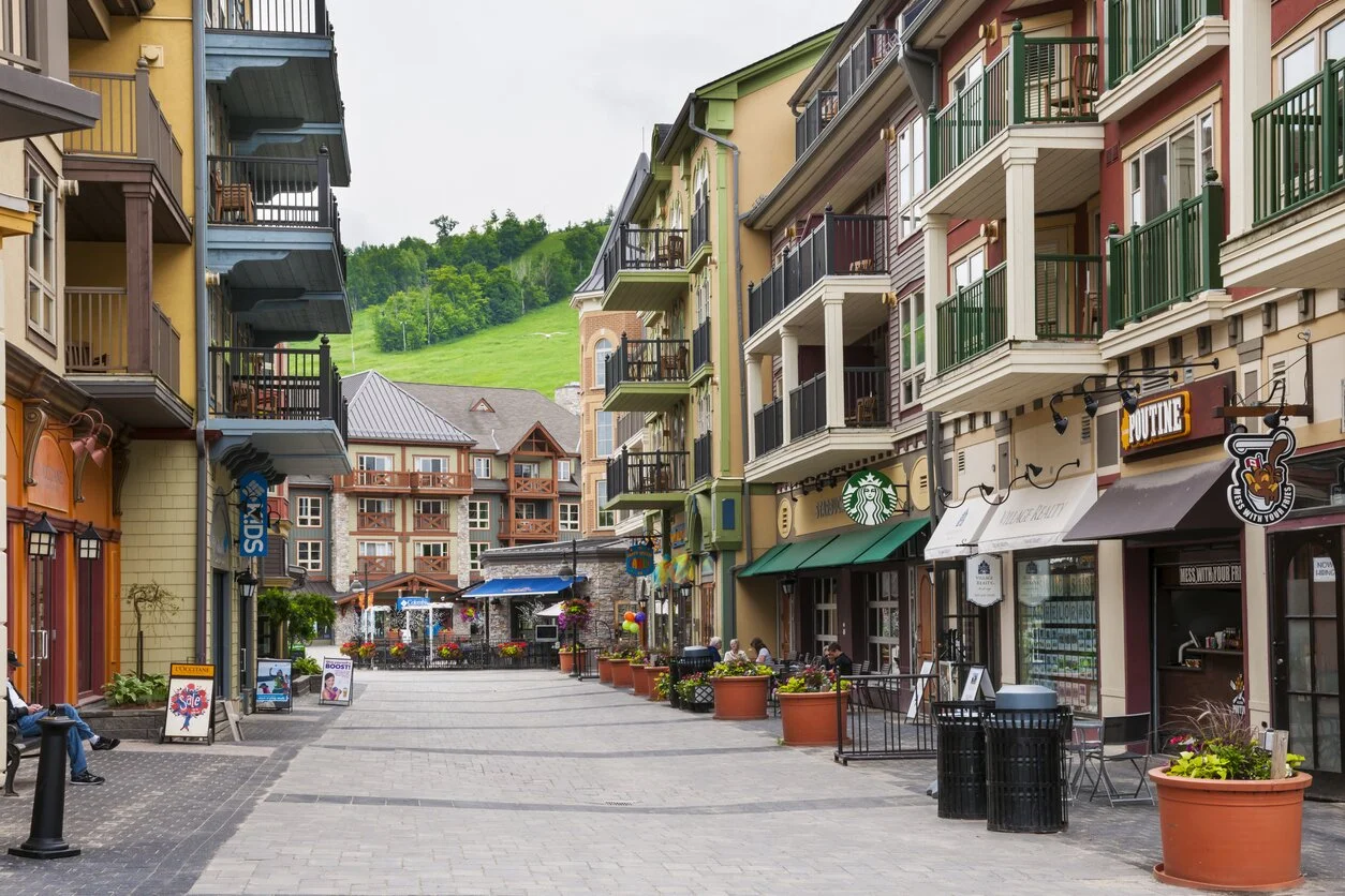 Blue Mountain Village pedestrian street